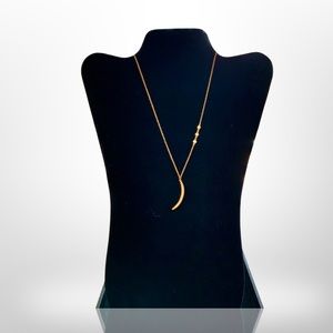 Fashion Jewelry…Crescent moon pendant necklace